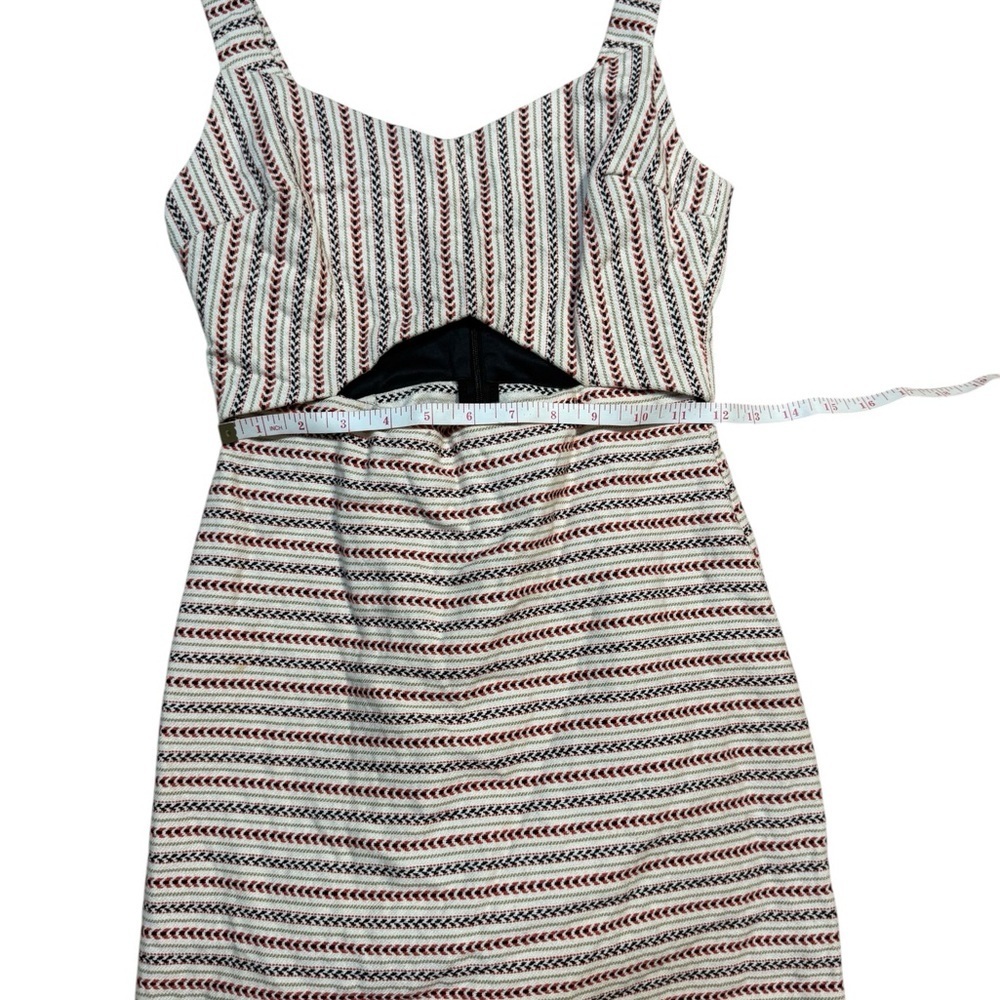 Zara TRF Women’s Small Multi Color Striped Dress Romper Cutout Tribal - Picture 5 of 11